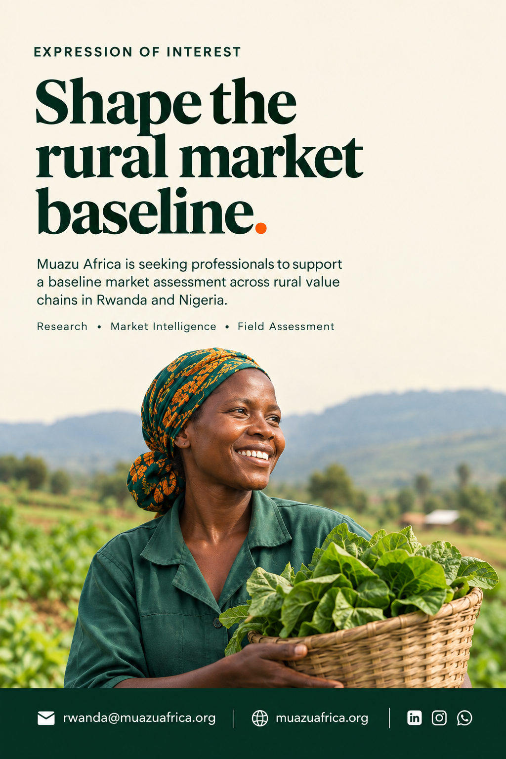 Rural women and children working a family farm plot